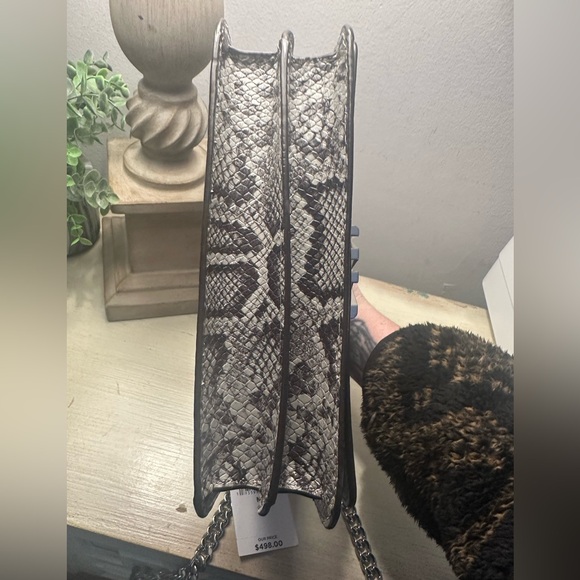 Michael Kors Gray Snake Print Crossbody Bag - Picture 5 of 9